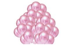 Króm rózsaszín léggömbök 50 db 30 cm