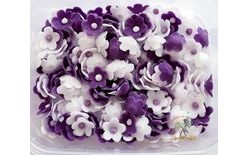 Handmade Purple Sugar Flowers 10 g