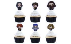 Zápich do muffinů a dortu Harry Potter - 6 ks