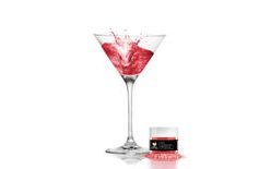 Ehető csillogás italokhoz - piros - Red Brew Glitter® - 4 g