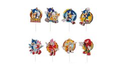 Sonic papír muffin beszúró – Dekora