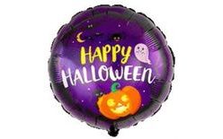 Fóliový balón - Šťastný Halloween - okrúhly - 45 cm