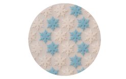 Edible Paper Flakes 24mm White and Blue 10g