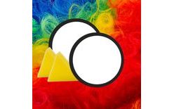 White Make-up with Sponge 18 g - Halloween