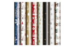 Wrapping paper - Christmas motifs - roll 500x70 cm - mix no.7