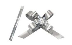 Dekoračná stahovacia stuha - metalická strieborná - 1 ks