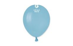 Balónek latexový GEMAR 13 cm – Světle modrá - Baby modrá, 1 KS