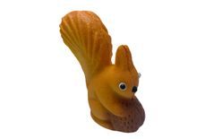 Marzipan squirrel figurine