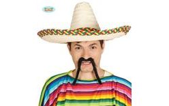 Slamený klobúk sombrero - Mexiko 50 cm