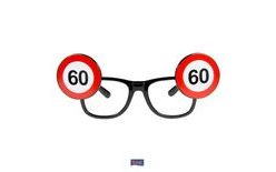 Közlekedési jelzőtábla szemüveg 60