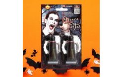Vámpírfogak művérrel 30 ml - vámpír - drakula - Halloween - 2 db