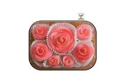 Dortová sada růží - Stříkané růžové stříkané růžové