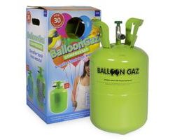 Helium for balloons disposable container 250 without balloons