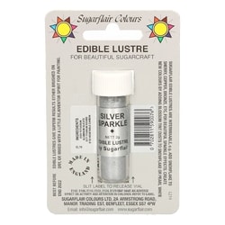 Stříbrná prachová barva perleťová Silver Sparkle (Stříbrná třpytivá)