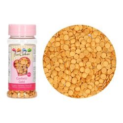 Edible Sugar Decoration Confetti Gold 60 g