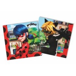 Paper Napkins - Magic Ladybug and Black Cat - 20 pcs 2-ply - 33 cm x 33 cm