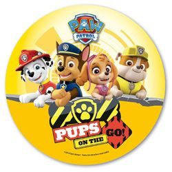 Jedlý papier Paw patrol - Tlapková patrola GO! - 20 cm