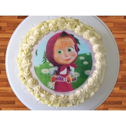 Edible paper Masha and the Bear