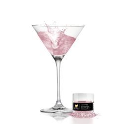 Jedlé trblietky do nápojov - svetloružové - jemné/svetloružové Brew Glitter® - 4 g