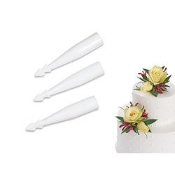 Zapichovací vázičky na živé květy do dortu - 12 ks