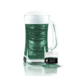 Edible Beverage Glitter - Dark Green - Dark Green Brew Glitter® - 4 g