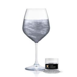 Ehető csillámpor italokba - ezüst - Silver Brew Glitter® - 4 g