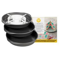 Kerek sakktáblás torta forma - 22,5 cm