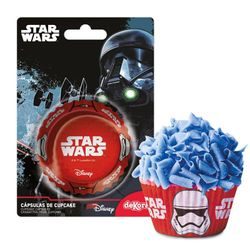 Star Wars muffin kosarak - 5 x 3 cm - 50 db