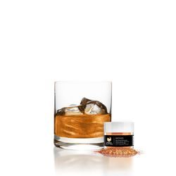 Ehető csillámpor italokhoz - bronz - Bronze Brew Glitter® - 4 g