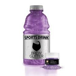 Jedlé třpytky do nápojů - fialová - Purple Brew Glitter® - 4 g