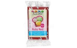 Funcakes pâte à sucre Ruby red 250 gr