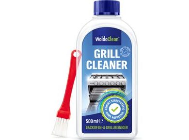 Sütő- és grilltisztító + kesztyű, mikroszálas és kefe - 500 ml