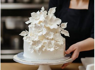 Modelling and covering paste white Top Model - almond flavour 1 kg