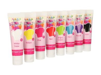 Edible FunColours Gel Multipack Set/8