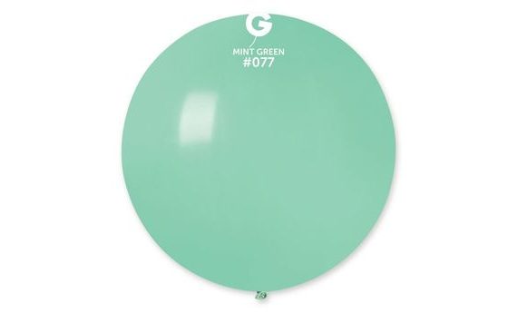 BALÓN LATEX 80 CM - ZELENÝ MÄTOVÝ 1 KS