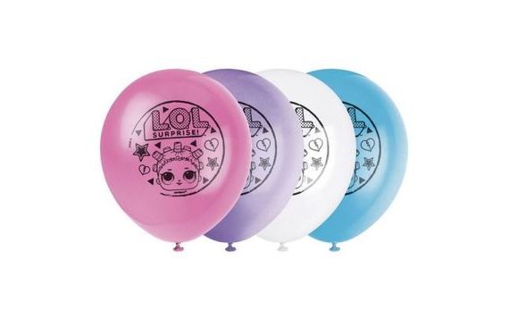 LOL SURPRISE BALLOONS 30 CM - 8 PCS