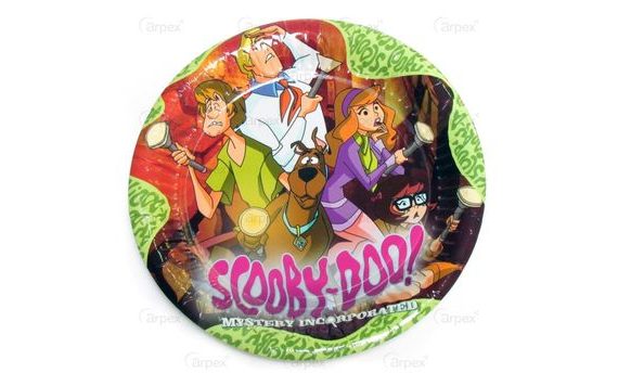 Papírový talíř Scooby Doo střední - 20,5 cm - Arpex - Jednorázové talíře -  Jednorázové nádobí, Kuchyňské potřeby - Svět cukrářů