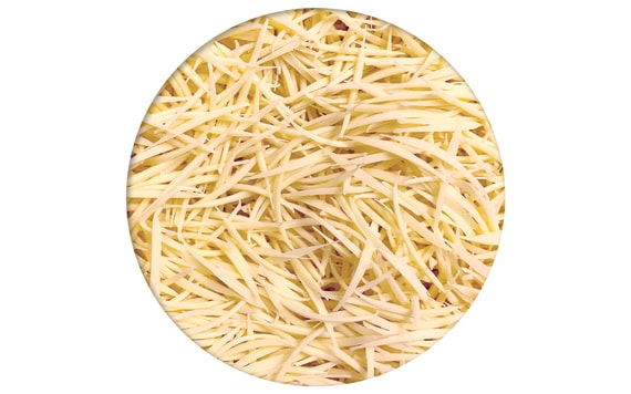 SPAGHETTI WHITE TAGLIATELLE - WHITE CHOCOLATE DECORATION 50 G