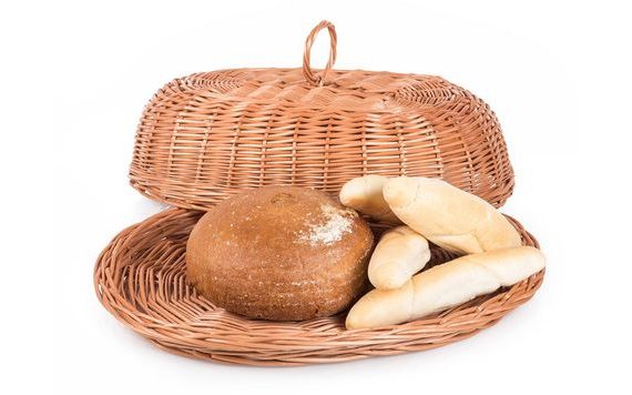 WICKER OVAL BREAD TRAY POVENCE 37X26X13 CM