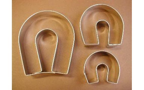 DOUGH CUTTER SET - HORSESHOES