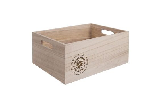 HOME MADE WOODEN BOX 31X21X13 CM