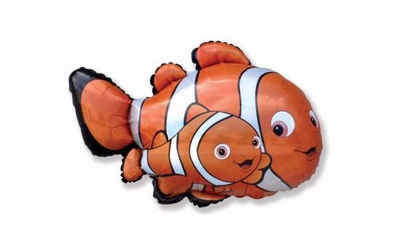 90 CM FOIL BALLOON - CLOWN FISH / NEMO