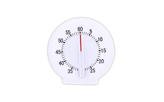 KITCHEN MINUTE MECHANICAL PLASTIC ROUND