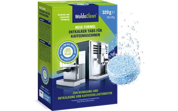 VÍZKŐMENTESÍTŐ TABLETTÁK KÁVÉFŐZŐKHÖZ, 20 DB