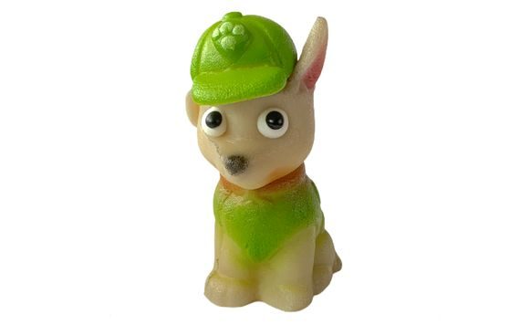 TLAPKOVÁ PATROLA - PAW PATROL ROCKY (ZELENÝ) - MARCIPÁNOVÁ FIGURKA