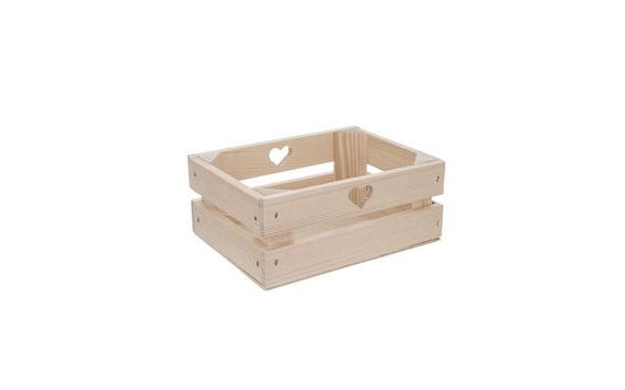 INDUSTRIAL HEART DECORATIVE BOX 20X14.5X8 CM