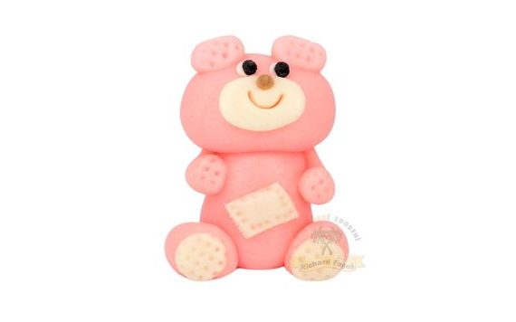 FIGURKA 3D 60G MEDVÍDEK RŮŽOVÝ