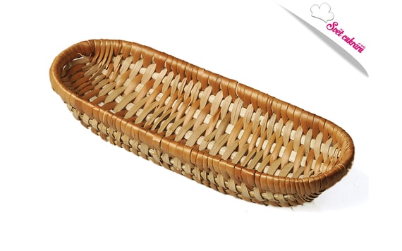 KELESZTŐ RATTAN FORMA - KENYERES KOSÁR  0,75 - 1 KG