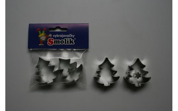 SET OF DOUGH CUTTERS CHRISTMAS TREES