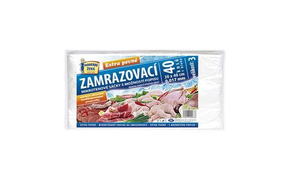 ZAMRAZOVACÍ SÁČKY ORION EXTRA 30X40 CM/40 KS